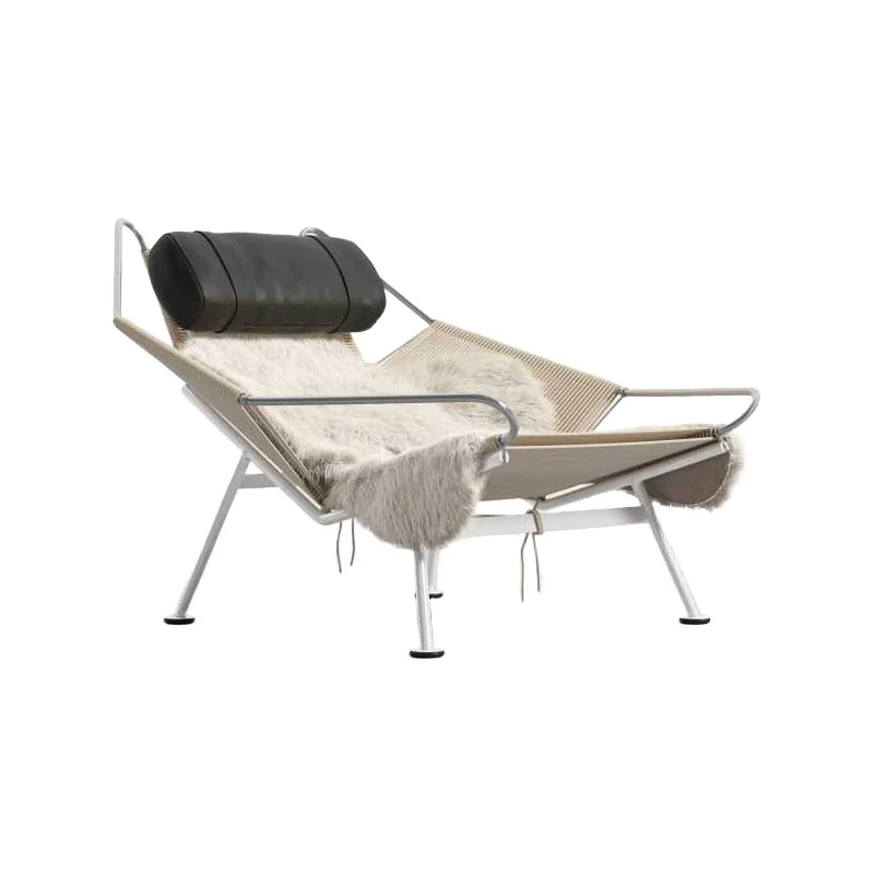 Sofa chair single Italian leisure recliner high-end creative woven chair