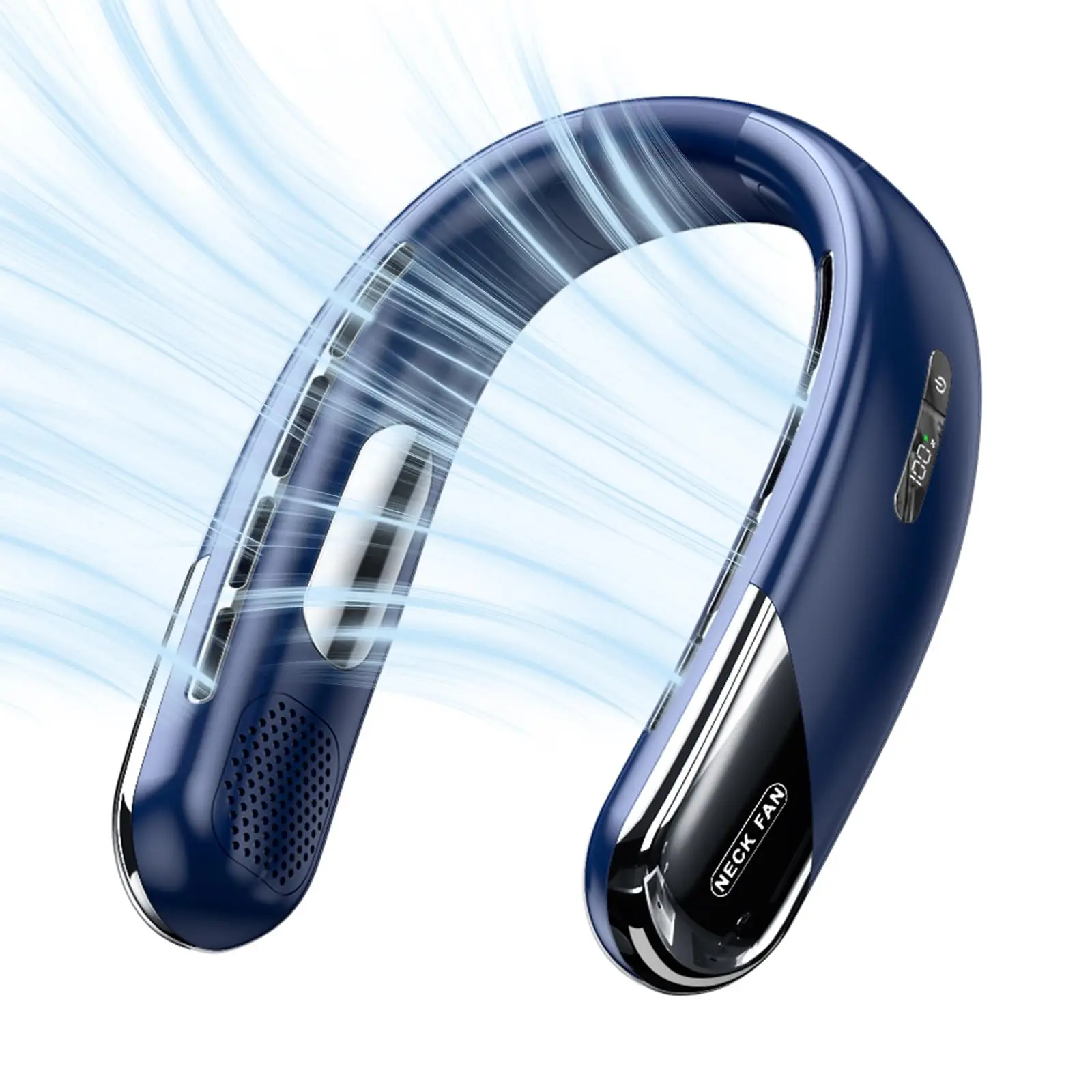 

Portable Neck Fan Personal 4000mah Bladeless Cooling Around Your Neck Adjustable Hands Free Rechargeable Gift For Mom Dad