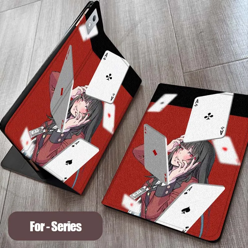 

Kakegurui Cool Popular Art For Xiaoxin Lenovo Pad Tab K10 K11 M10 P12 P11 Pro GT Gen2 Plus Legion Y700 Y900 12.1 Tablet Case