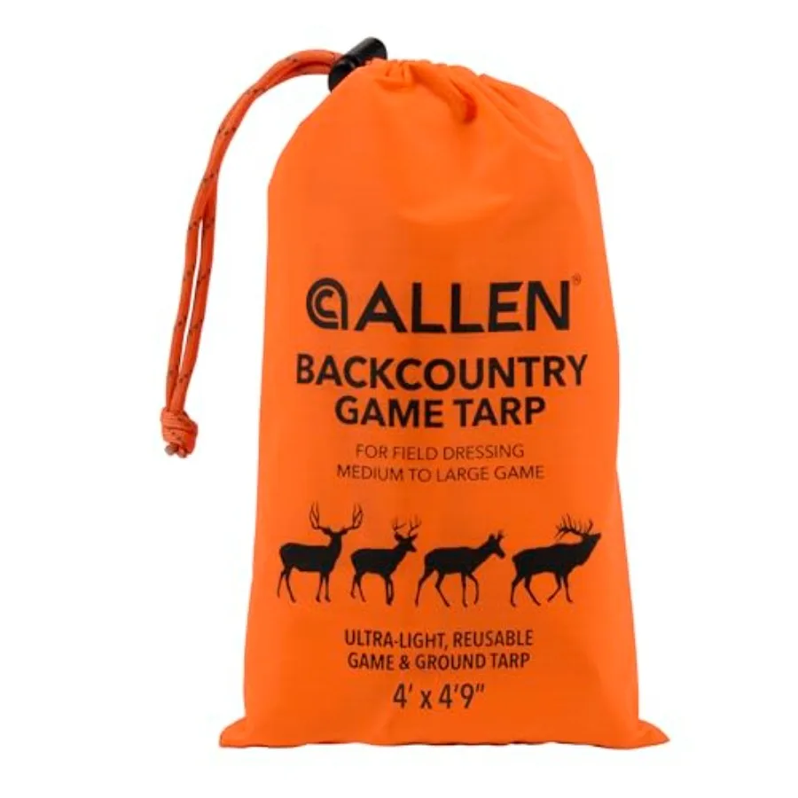 

Allen Company Backcountry Game Tarp 4' x 4'9 " Blaze Orange
