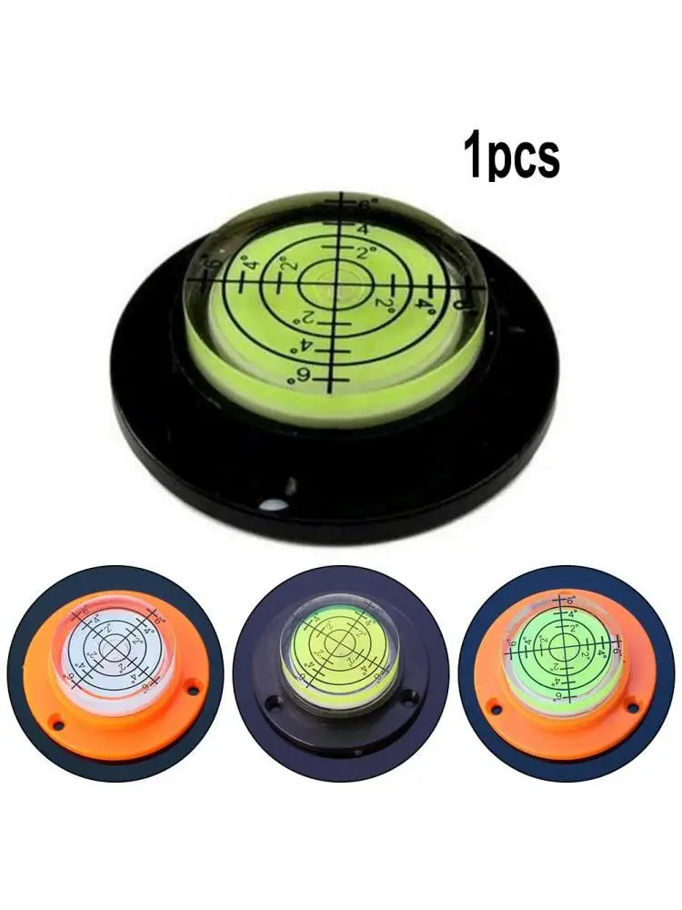 Niveau à bulle horizontal de 32mm, 1 pièce, haute précision, œil de taureau environnemental, niveau à bulle rond, Mini outils de mesure circulaires