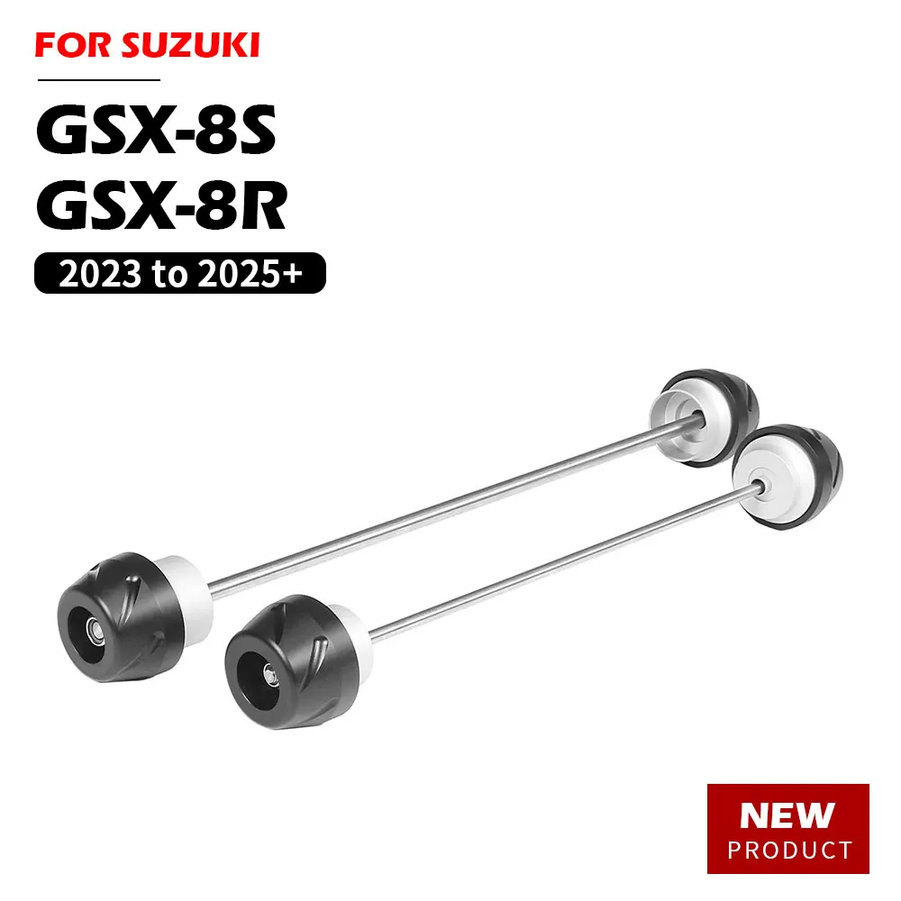 

GSX8S GSX8R 2023 to 2025 + Anti-collision Slider Accessories For SUZUKI Motorcycle Front Rear Axle Fork Crash Slider Parts