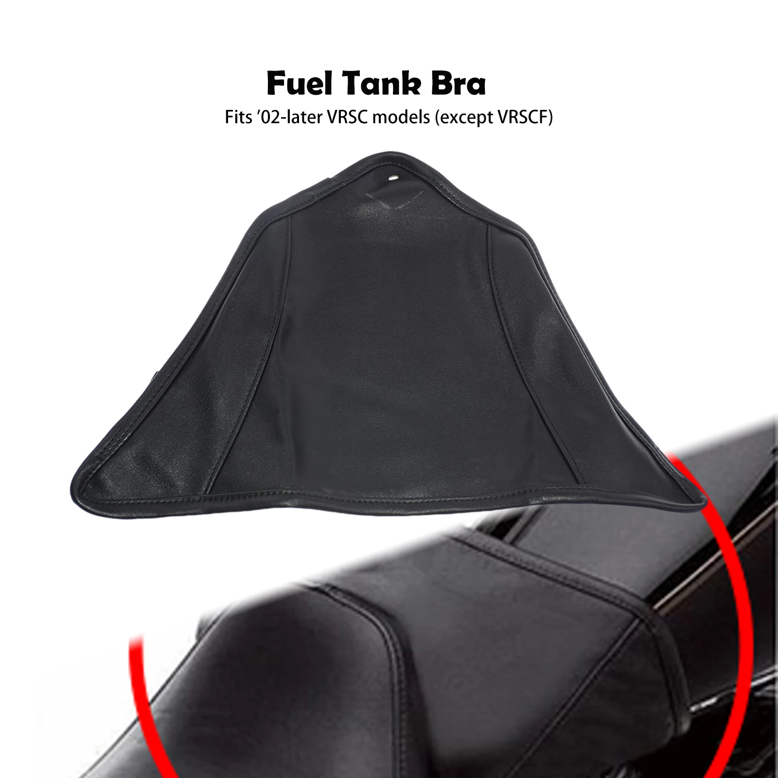 

Motorcycle Fuel Tank Protector Oil Tank Fuel Bra Airbox Cover Black For Harley V ROD VRSCD VROD VRSC VRSCA VRSCB VRSCSE 2002-up