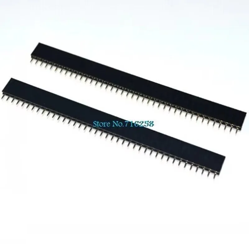 10pcs/lot 40 Pin 2.54 mm Single Row Female Pin Header PCB