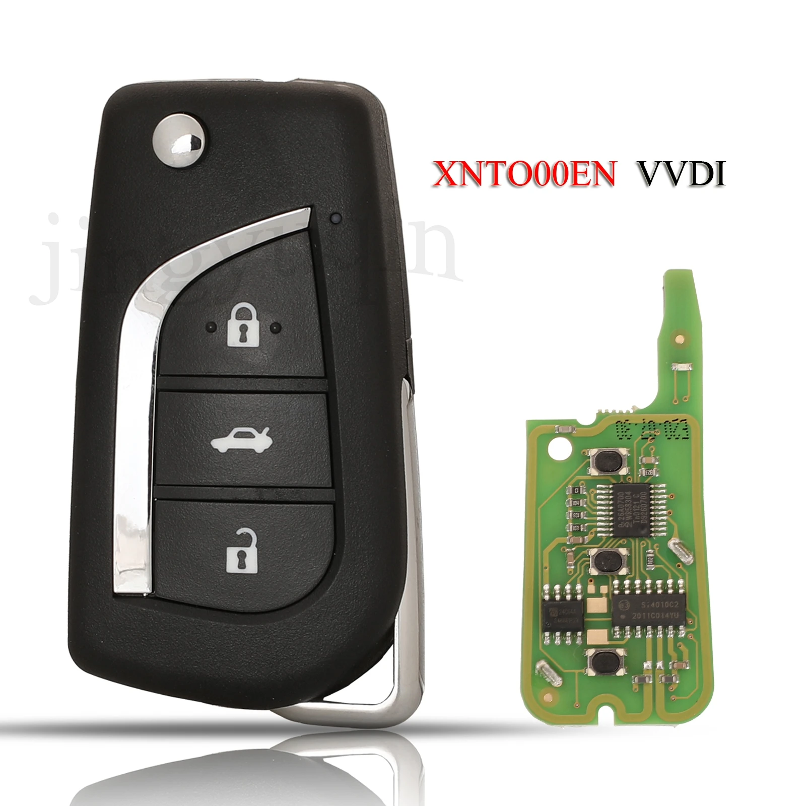 

jingyuqin XNTO00EN VVDI Remote Smart Car Key English Version For Toyota Xhorse Series Universal Remote Control 3Buttons