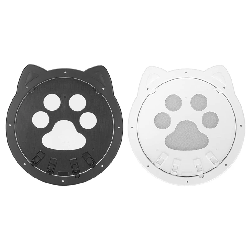 D0AD Pet Dogs Screen Door for Sliding Door Cats Screen Door Automatic Closure Lockable Gate for Small Dogs