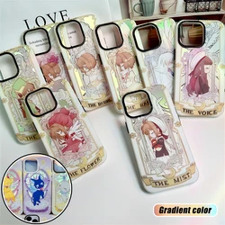 Cardcaptor Sakura 25th Anniversary Phone Case for Xiaomi Redmi 12C 10 10C 9 9A 9C 9T Note 12 11 10 8 7 Pro K40 A1 5G Laser Cover