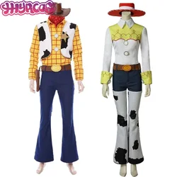 Anime Toy Woody Story Cowboy Clothes Suit Jessie Cosplay Costume Adult Kids Top Pants Woman Man Party Carnival Halloween Costume