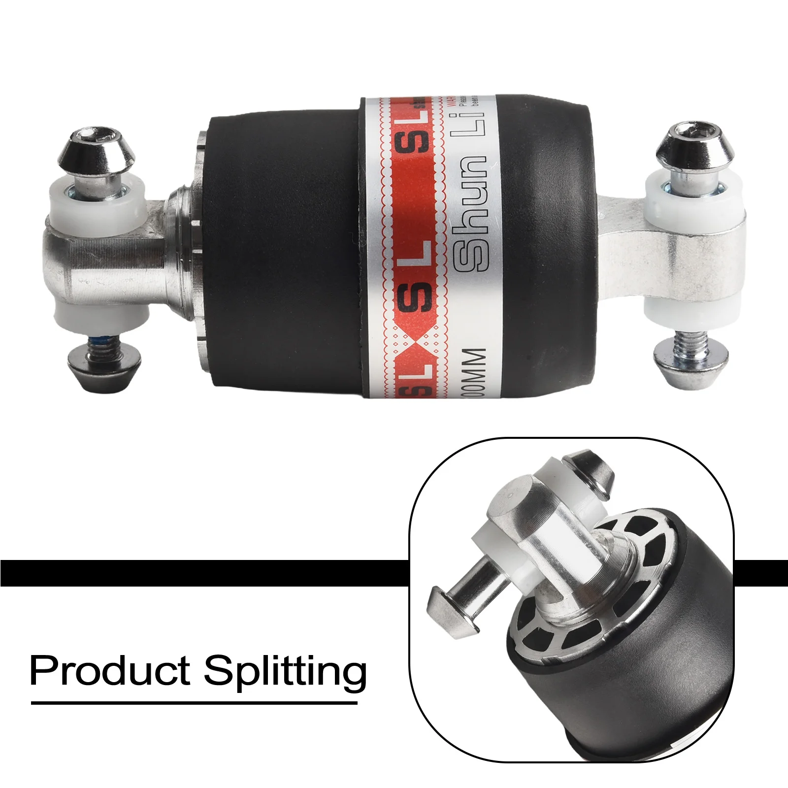 1 قطعة دراجة امتصاص الصدمات 100/125/150/175 مللي متر دراجة هوائية جبلية الخلفية تعليق الربيع امتصاص الصدمات الجبلية للطي الدراجة الخلفية صدمة أجزاء #3