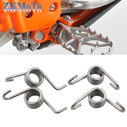 Motorcycle Footpegs Foot Pegs Footrest Spring For KTM SX SXF EXC EXC XC XCF XCW XCFW 65-530cc 1998-2014 2015 2016 2017 2018 2019