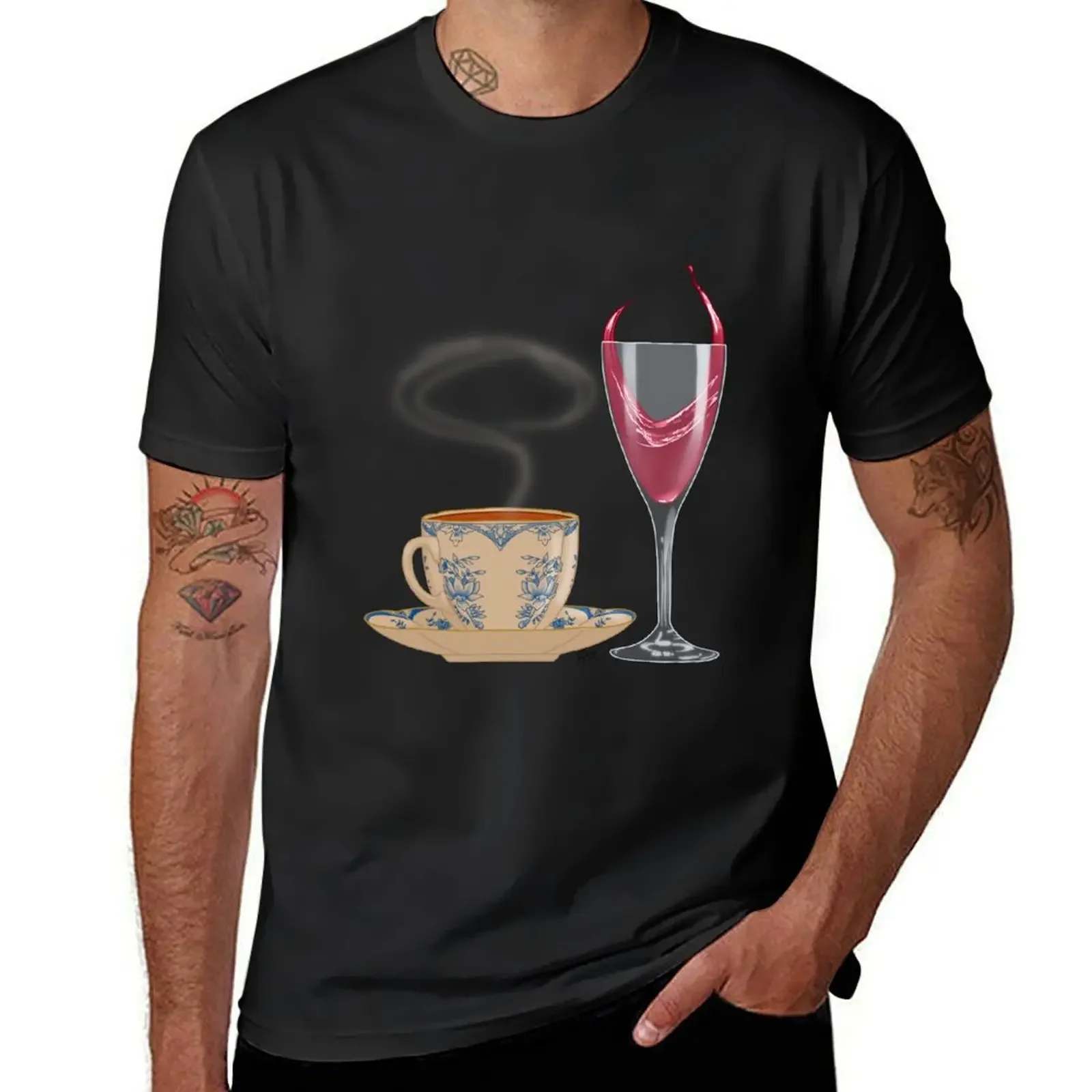

Tea & Wine ~ Ineffable Husband T-Shirt designer shirts blacks graphic shirts mens graphic t-shirts funny