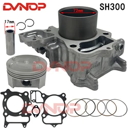 Cylinder kit, for Honda SH300, KTW, cylinder, sh 300 ktw Forza 300 NSS 300cc 12100-K04-930 2013-2018 Engine Parts