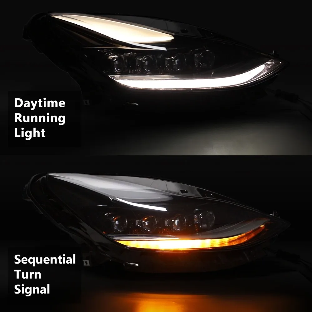 For AREX 17-23 Tesla Model 3 / 20-23 Model Y) NOVA-Series LED Headlights Black