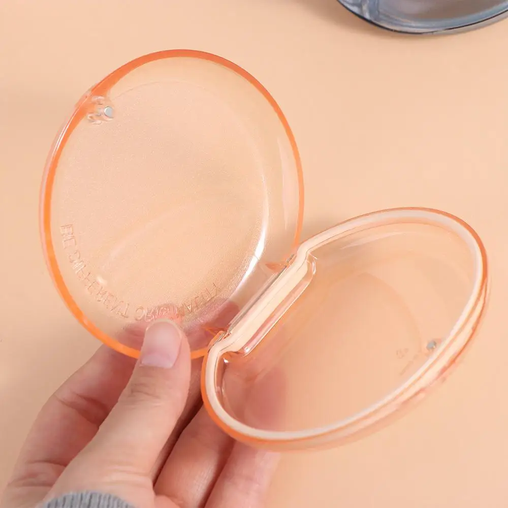 Washable False Teeth Cleaning Box Leak Proof Plastic Denture Braces Container Silicone Base Portable Retainer Holder Outdoor
