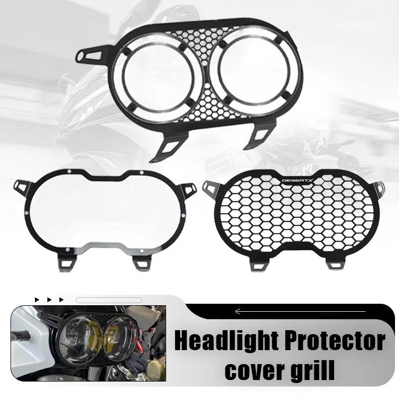 Desert-X 2023 FOR Ducati DesertX Desert X 2022 Headlight Protection Grille Headlight Protector Cover Headlight Guard DesertX