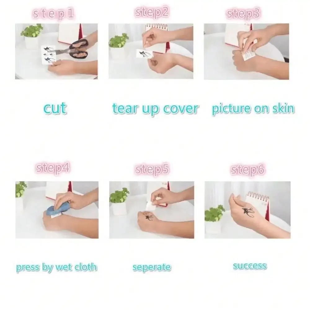 Large, Unique Flower Design Temporary Tattoo Sticker - Waterproof, Long-Lasting, And Easy To Apply - Perfect For Body Art Enthusiasts And Festival Goers view 7