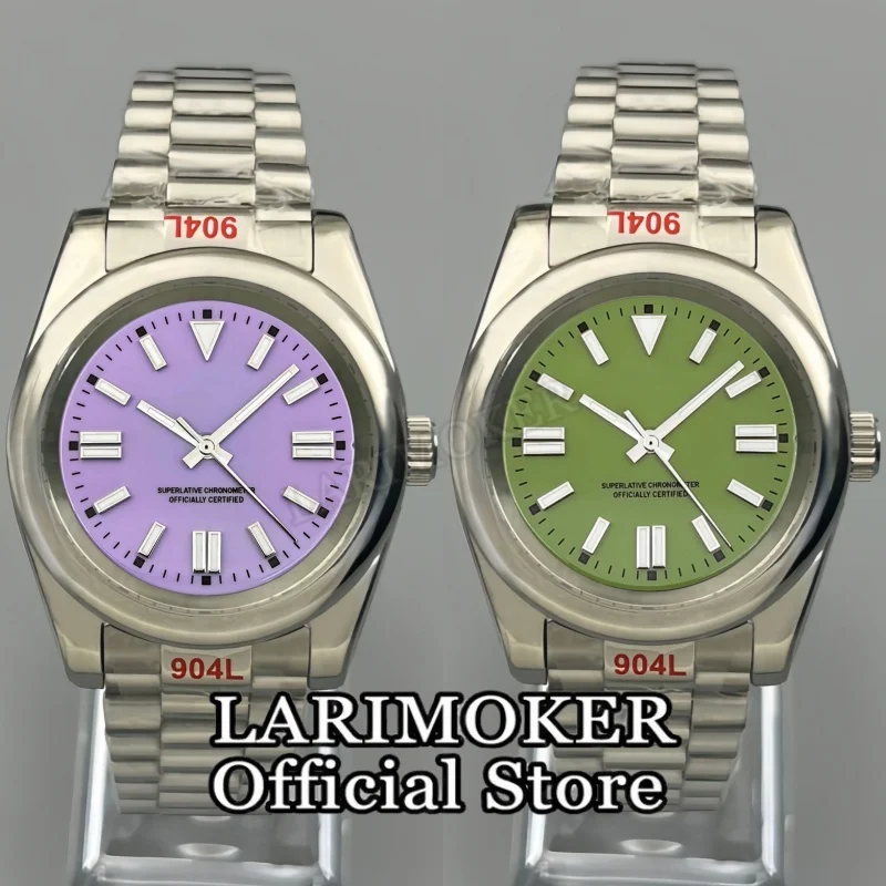 

LARIMOKER 36mm39mm Women's Mechanical Watch Men's Watch Stainless Steel Polished Bezel Sapphire Glass Luminous Waterproof Reloj