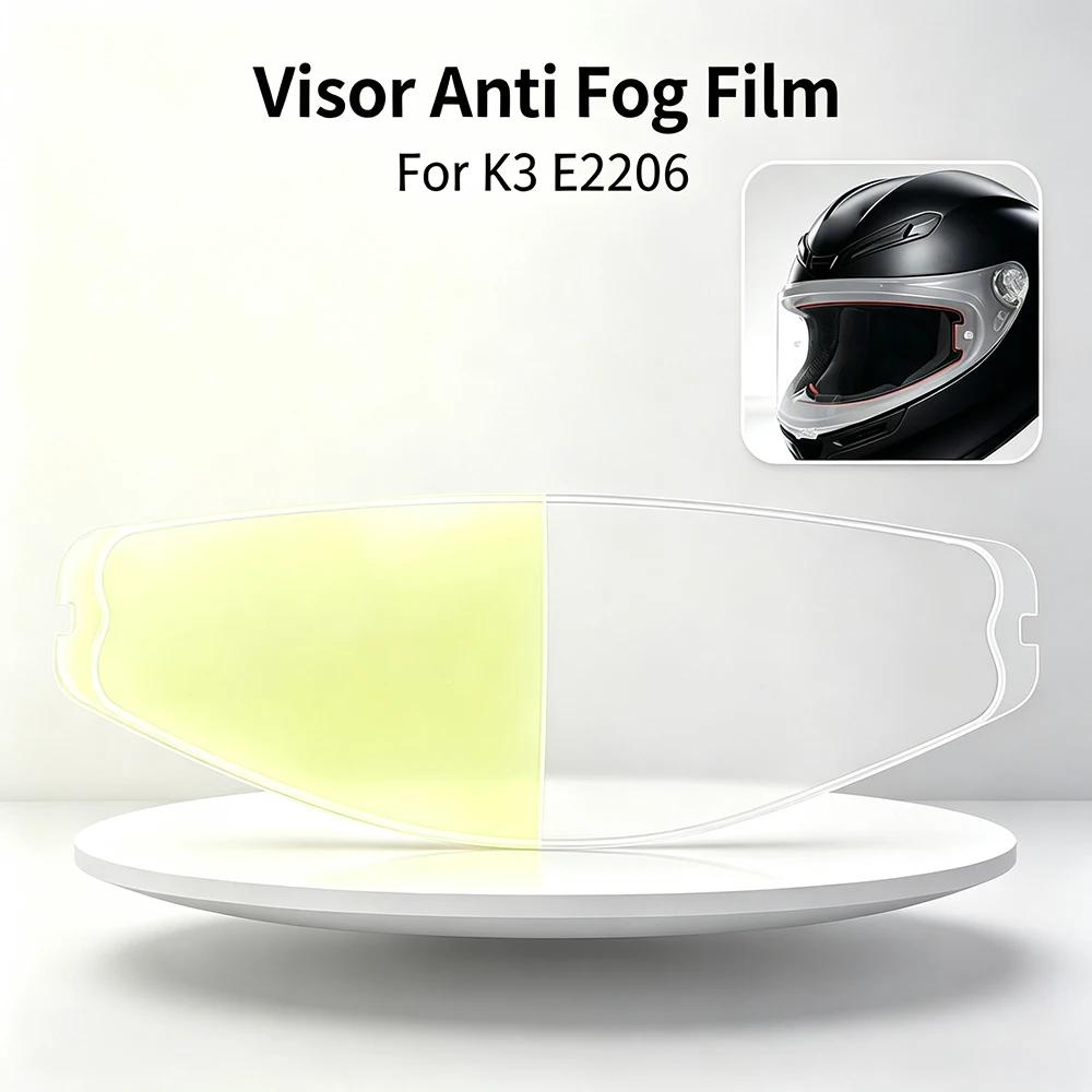 Anti-fog Sticker For AGV K3 E2206 Mtorcycle Helmet Visor Anti Fog Film Anti-fog Insert Sticker Accessories