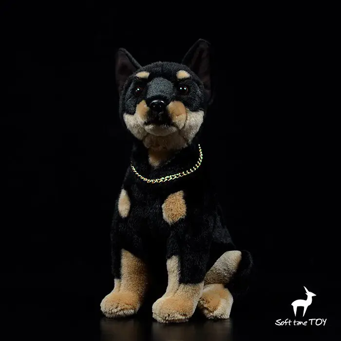Canis lupus familiaris,Doberman Pinscher,Realistic Dog Small ornaments and miniature models,Simulated Animal Gift
