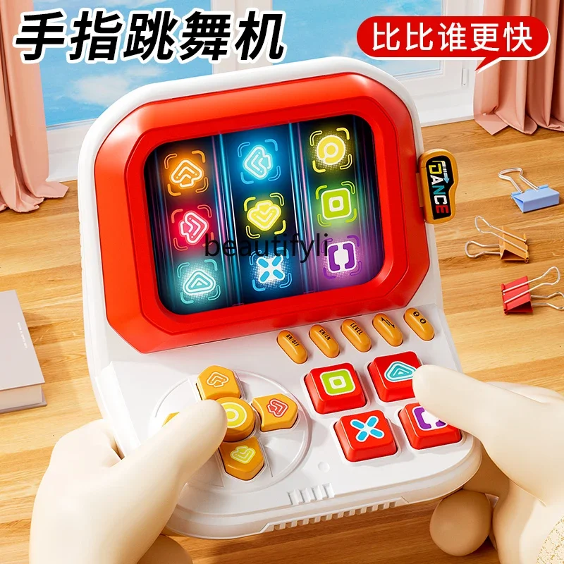 Children's desktop finger dancing game console puzzle level toy brain thinking training focus attention