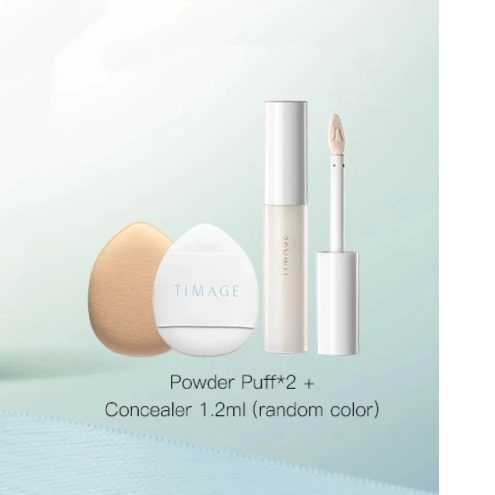 Timage Travel suit set Makeup Primer Concealer Palette Sample Makeup Foundation Air Cushion Tester
