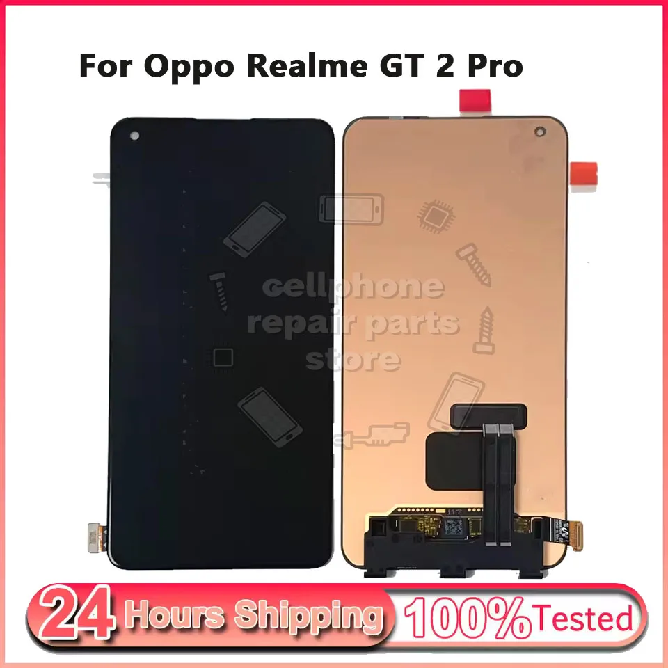 OEM Amoled For Oppo Realme GT 2 Pro Display Screen Frame Touch Panel Digitizer For Realme GT2 Explorer Master RMX3551 LCD