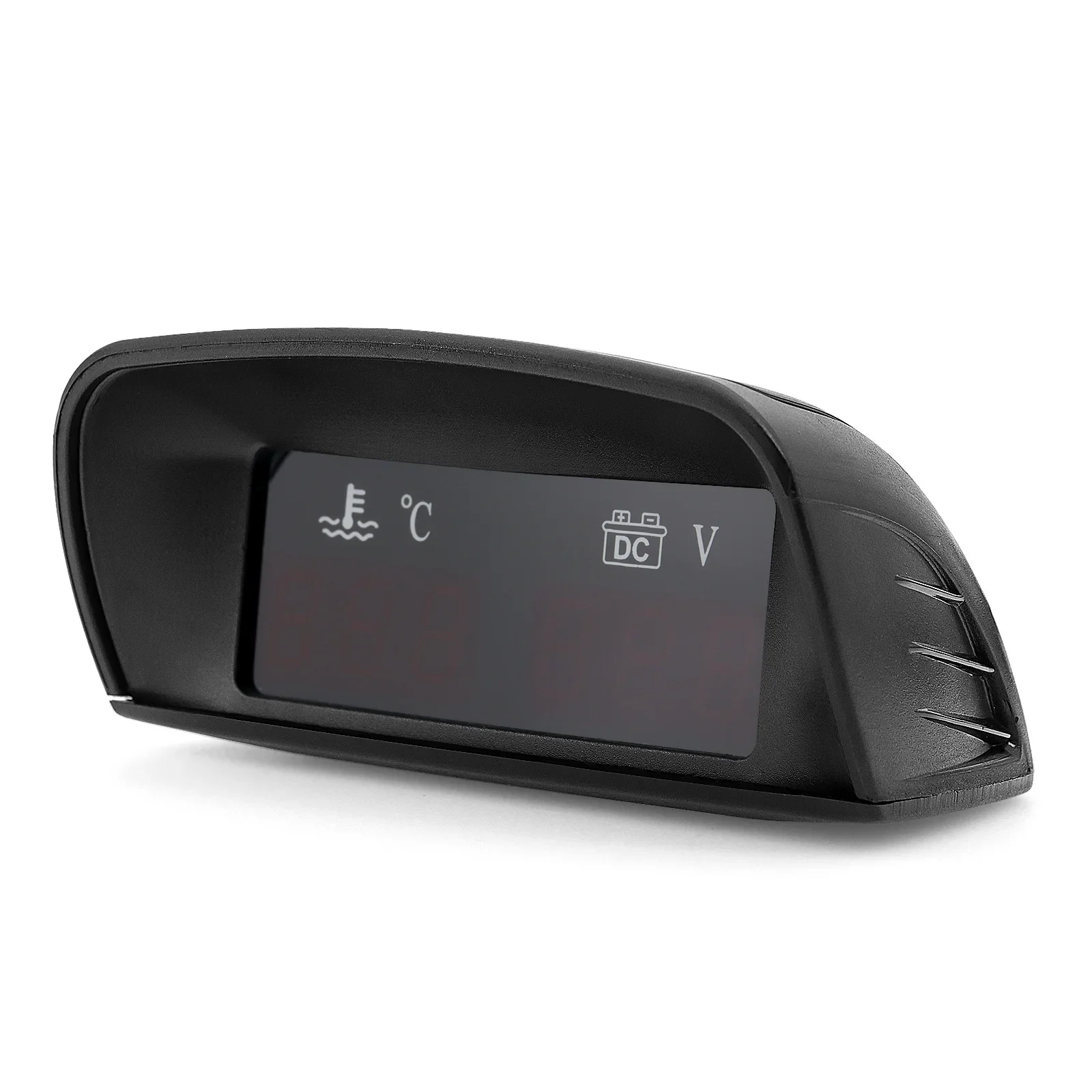 Auto-LKW-Wassertemperaturanzeige Voltmeter 2-in-1-Messgerät mit Wassertemperatursensor und Spannungsmesser für Auto, LKW, Motorrad 12V 24V – Detail 5