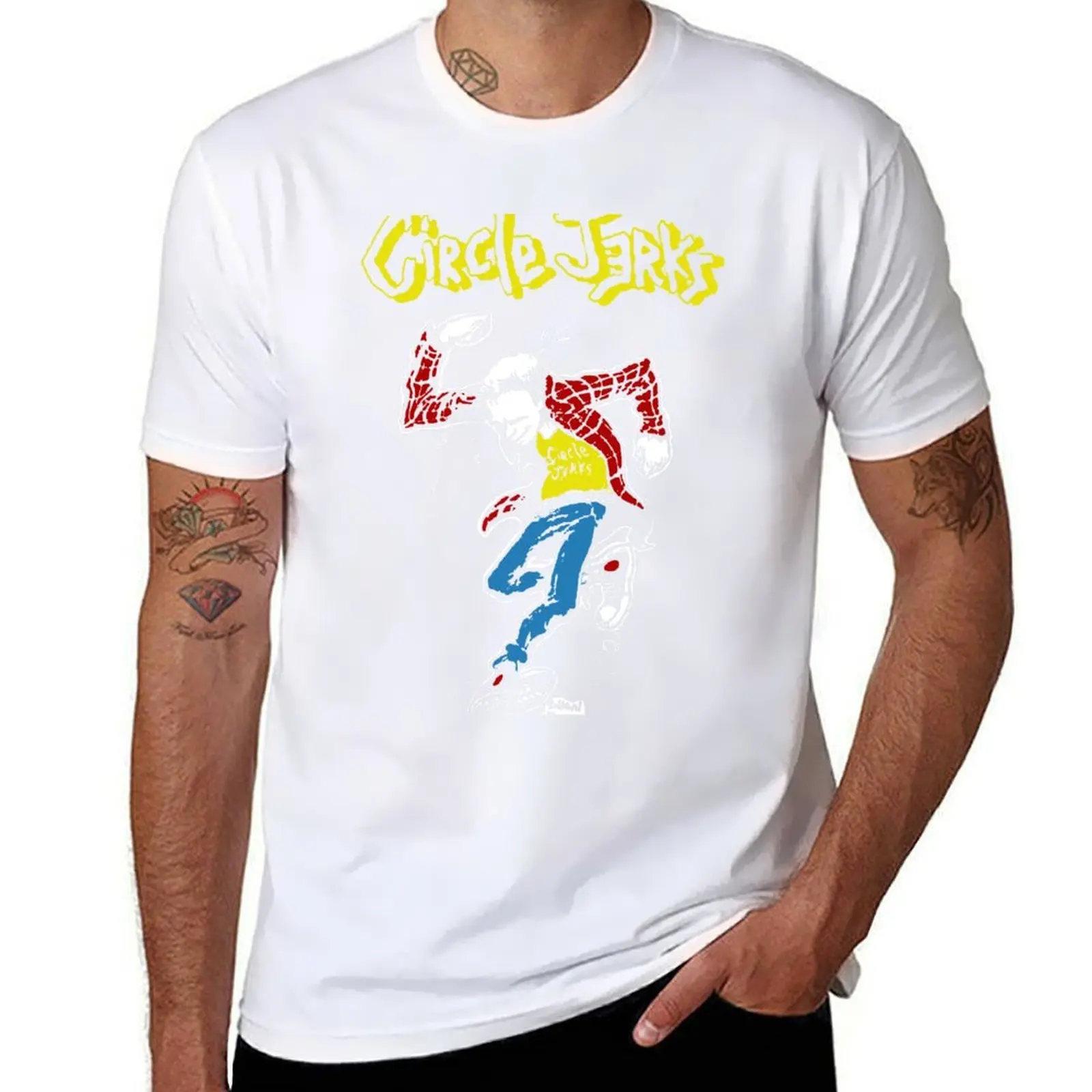 

Circle Jerks - Classic Tour Shirt Design T-Shirt t shirts with prints man t shirts for men T-Shirt