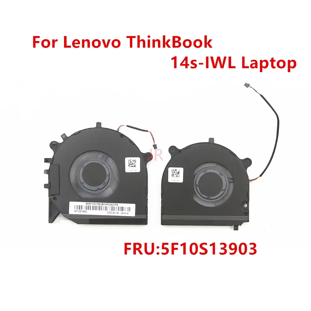 New Original For Lenovo ThinkBook 14s-IWL Laptop Cooling Fan FRU 5F10S13903