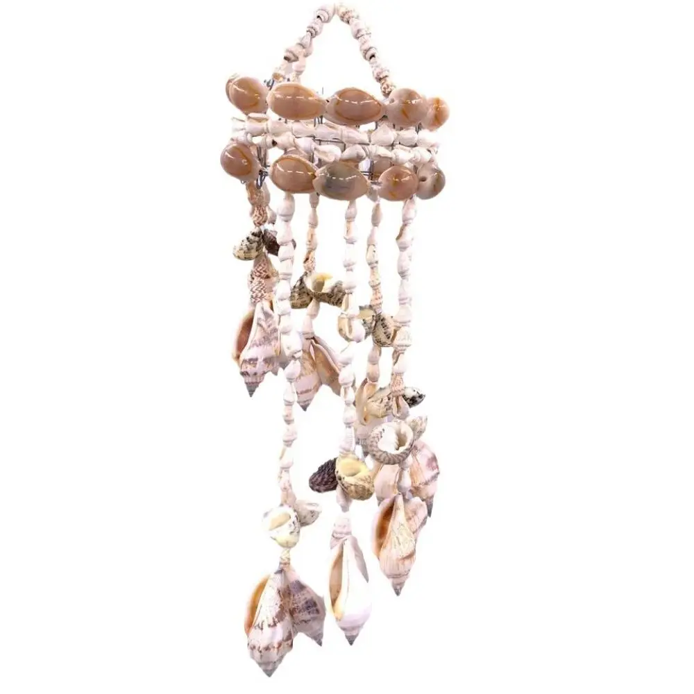 Conch Shell Wind Chimes Crafts Gift Yard Hanging Decor Hanging Ornament Exquisite Birthday Gifts Garden Home Hanging Decoration
