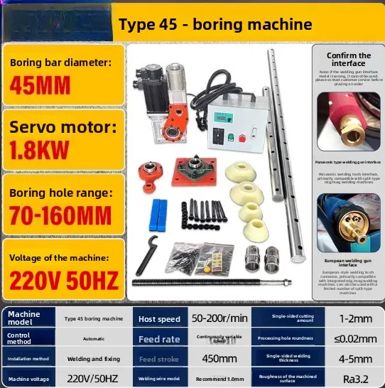 لحام إصلاح مملة محمول، آلة لحام مملة متكاملة، لحام إصلاح مملة للحفارة الأوتوماتيكية الصغيرة - شريط مملة