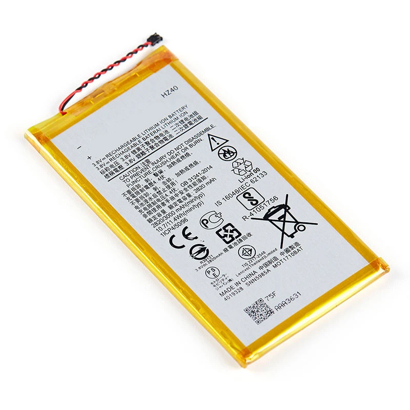 Batteria originale HZ40 3000mAh al 100% per Motorola MOTO Z2 Play XT1710 XT1710-06 XT1710-08 XT1710-09 XT1710-11 Telefono cellulare + strumenti