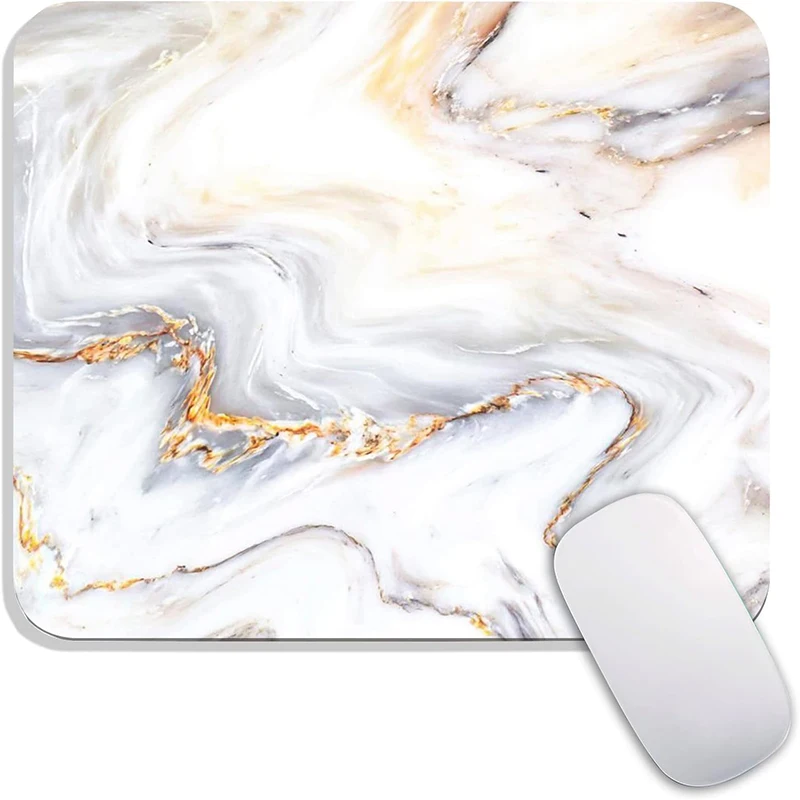 

Gray Marble Texture Abstract Pattern Mouse Pad Rubber Base Gaming Mousepad Accessories Modern Geometric Graphic PC Desk Mat