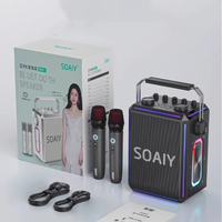 SOAIY Square Dance Sound Subwoofer Speakers Sk03 Wireless Bluetooth K-song System Small Outdoor Large-volume Family KTV Suite