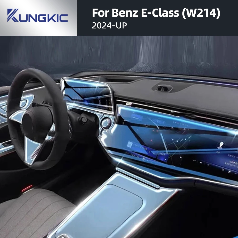 

TPU Protective Film for Mercedes Benz MB W214 E-Class 2024 Car Interior Center Console Transparent Anti-scratch Repair Styling