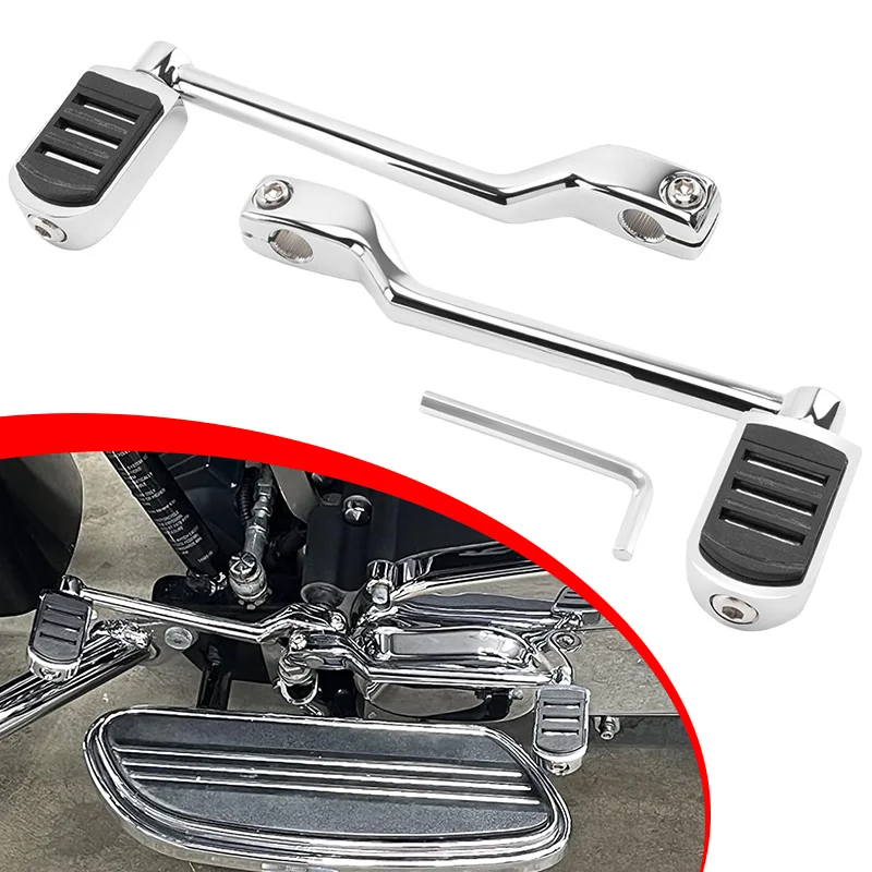 

Motorcycle Heel Toe Shift Pegs Front and Rear Levers W/Shifter Pegs For Harley Davidson 1986-2017 FL Softail 1988-2023 Road King