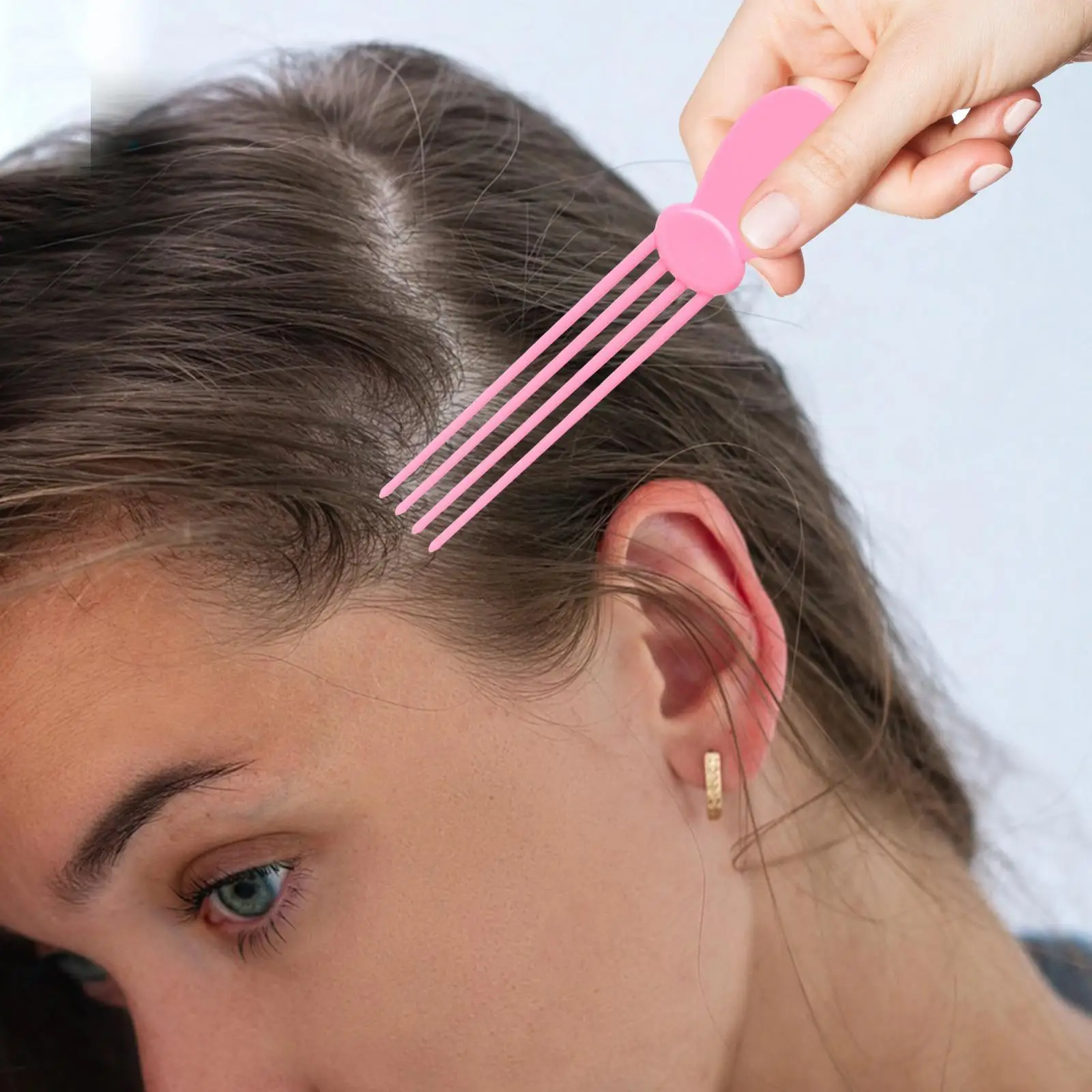 Head Massager Gua Sha Scraping Massage Comb PP Material Soft Bristles Lightweight Hair Care Kit for Home and Travel