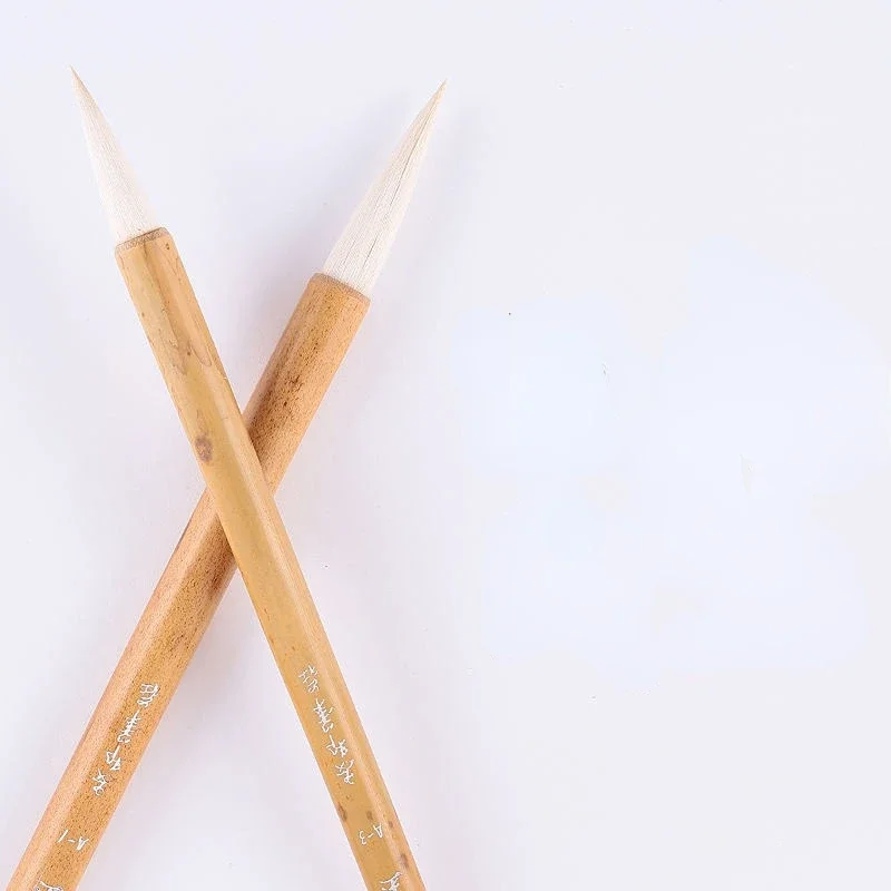 Woolen Hair Brush Chinese Painting Coloring Brushes Running Cursive Regular Script Official Script Chinese Calligraphy Brush Pen