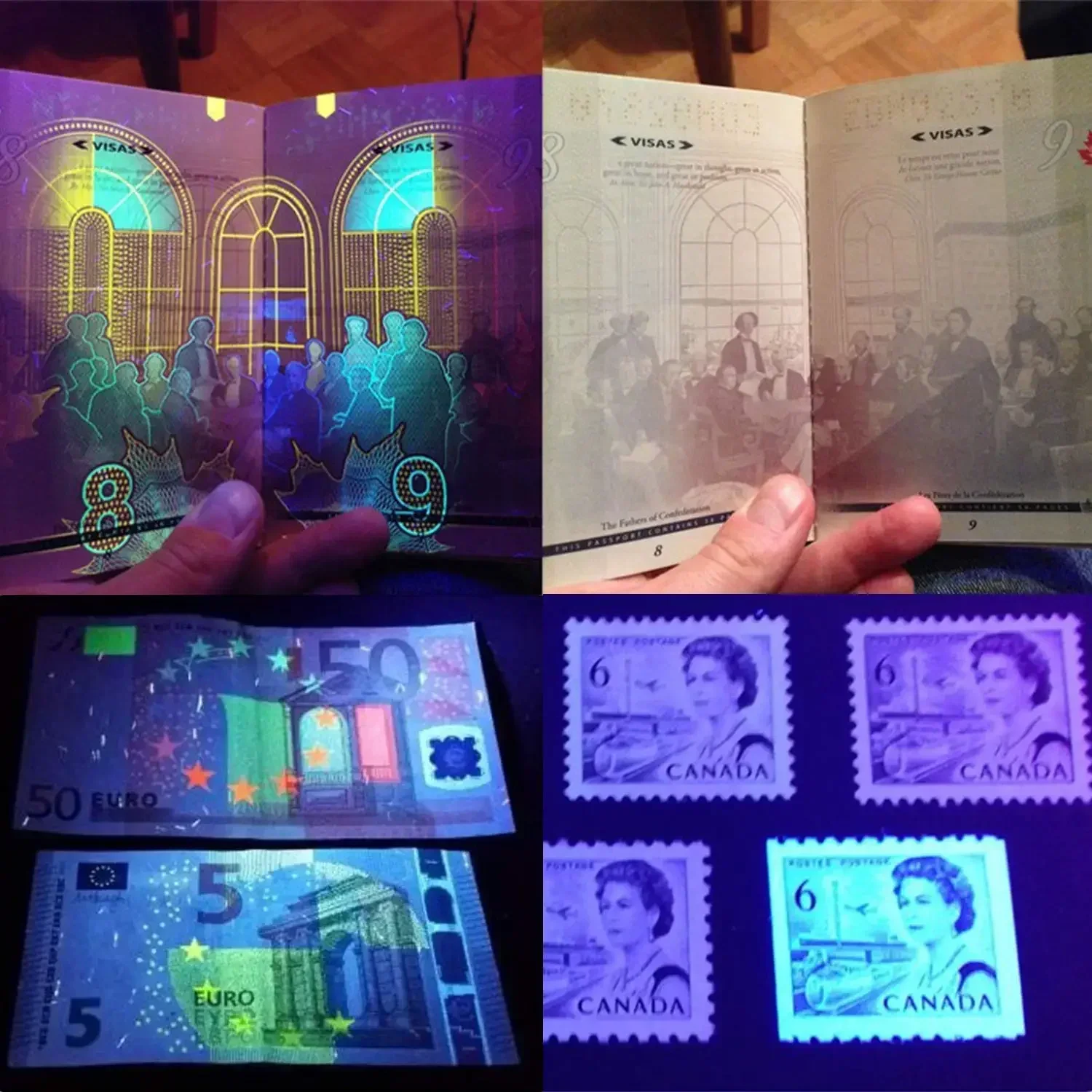 Portable 9/12/21 LED UV Ultraviolet Flashlight Blacklight 395NM Mini Torch Lantern For Pet Urine Stains Black Light Flashlights