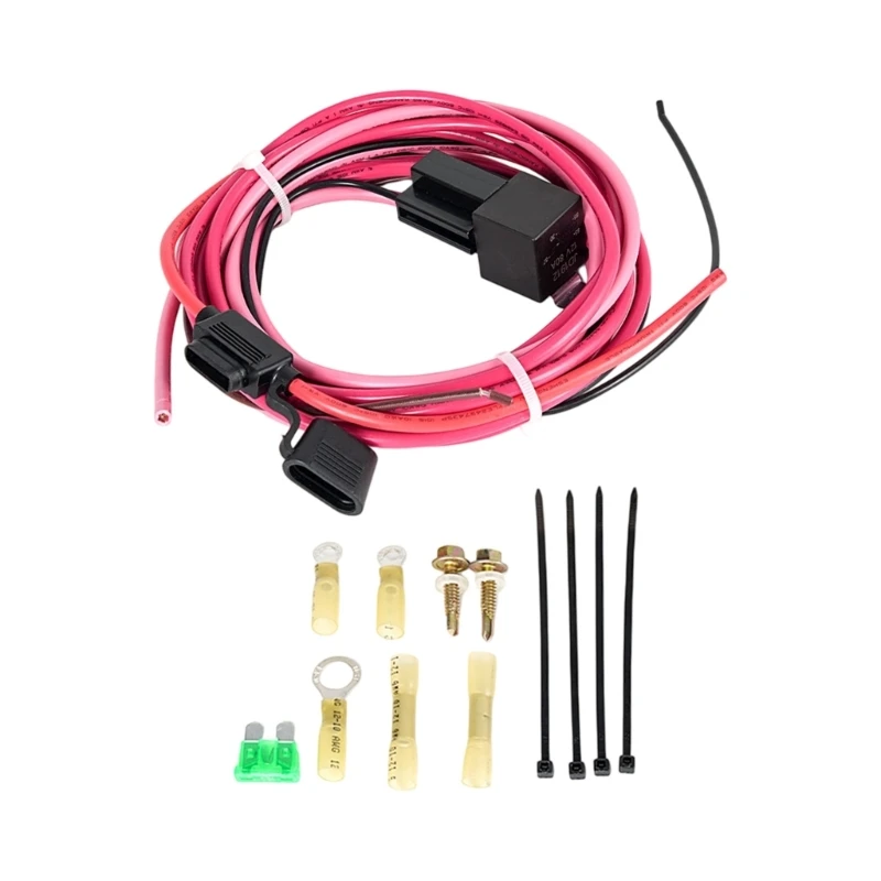 Kraftstoffpumpen-Verdrahtungsrelais-Kit 12 V 40 A für die elektrische Reparatur von Autos und Motorrädern mit ABS-Relaisgehäuse – Detail 1