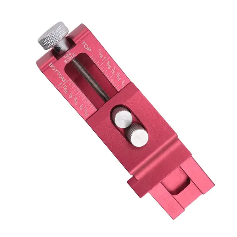 Adjustable Setup Block Height Gauge, Aluminum Precision Woodworking Tools For Router And Table Saw Accessories-B51B