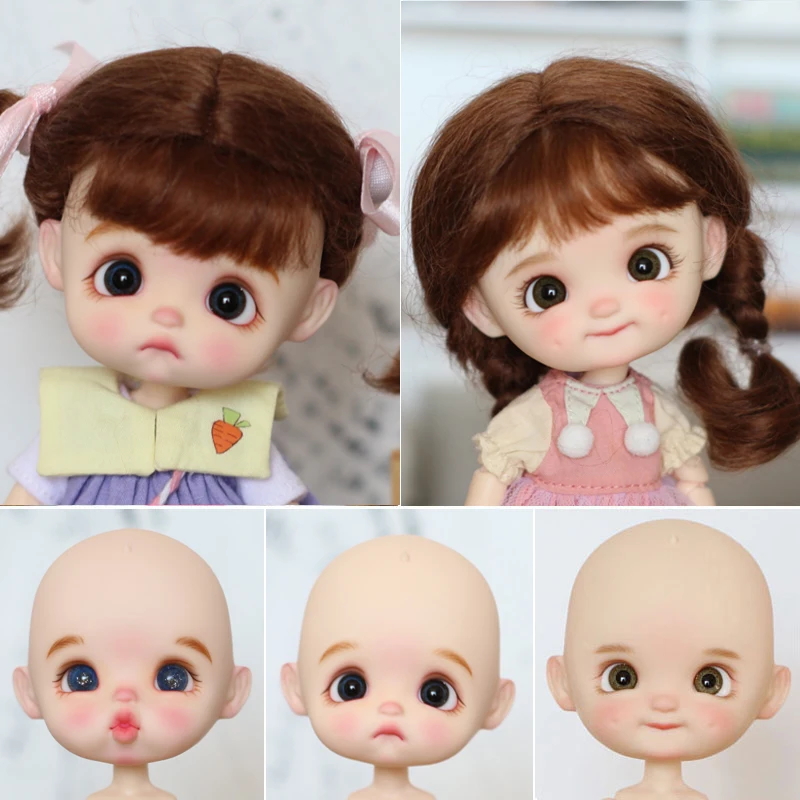 STODolls Egg Laugh Dimples Smile wink OB11 Doll Customization 1/8 1/12BJD Makeup Doll Joint OB Doll Head