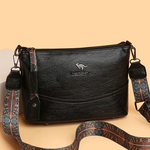 Imagen 2 del producto Bandolera de piel sintética a la moda para mujer, bolsos, monedero para mujer y niña, uso diario, compras, oficina, bolsos de mano informales, billetera