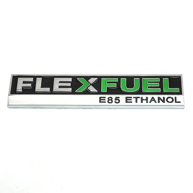 Metal FLEXFUEL Car Stickers Badge Emblem Tail Decal Auto Styling For Ford S-MAX Everest FLEX KUGA Focus Mondeo stline TRANSIT