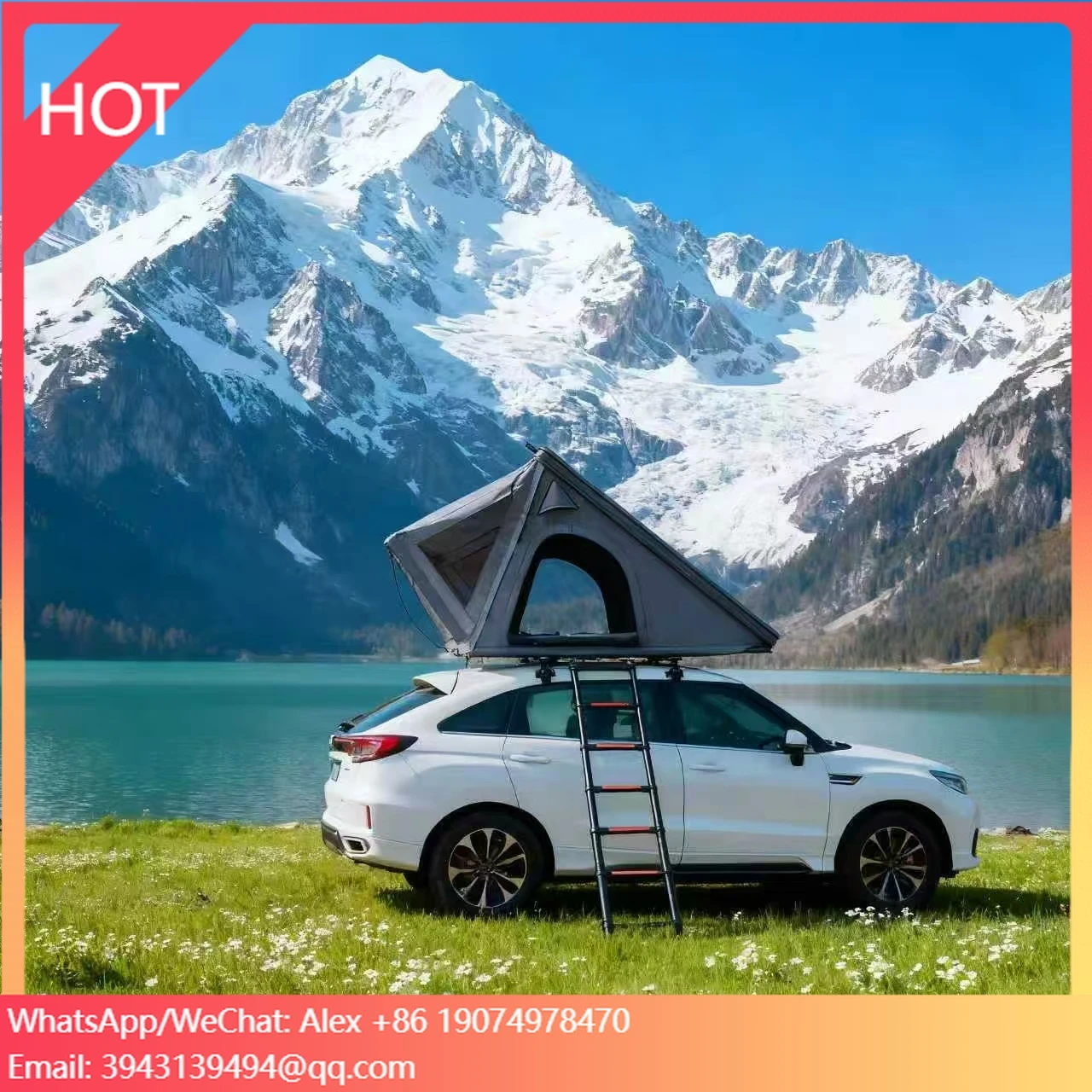 

Factory Price Light Weight Rooftop Tent Aluminum Camping Car Roof Tent Pop Up Hard Shell Roof Top Tent For Car
