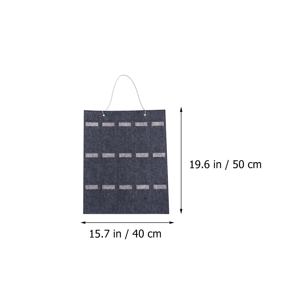 

Sunglasses Hanging Bag Felt Material Multi Compartments Wall Closet Jewelry Storage Organizer Lightweight Display