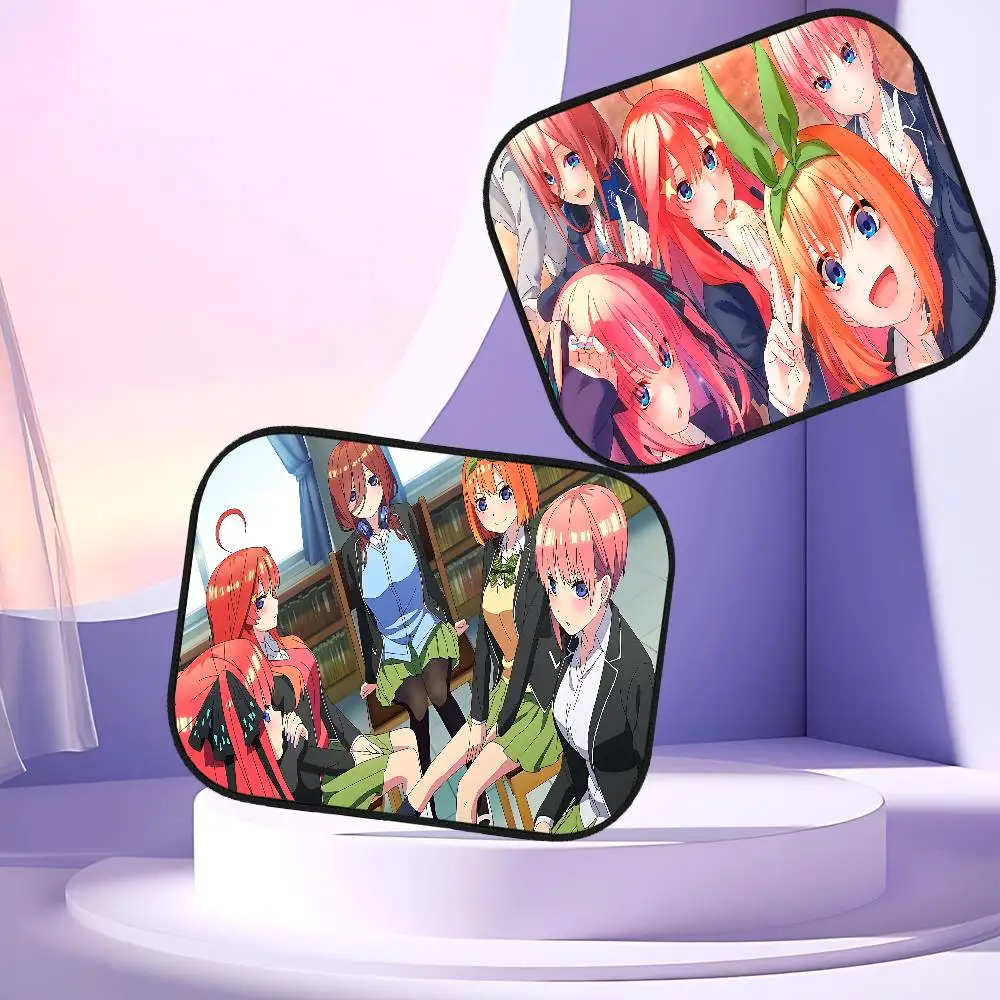 

Go-Toubun No HanayomeS солнцезащитный козырек для ветрового стекла, солнцезащитный козырек с УФ-защитой, авто солнцезащитный козырек, электростатическая пленка для окна автомобиля