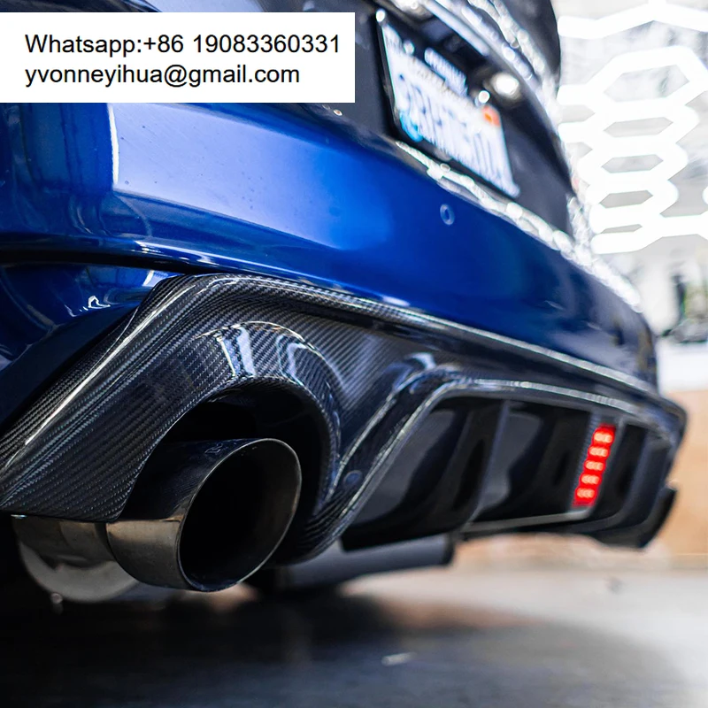 

Задний диффузор для Infiniti Q50, карбоновый диффузор-спойлер для заднего бампера