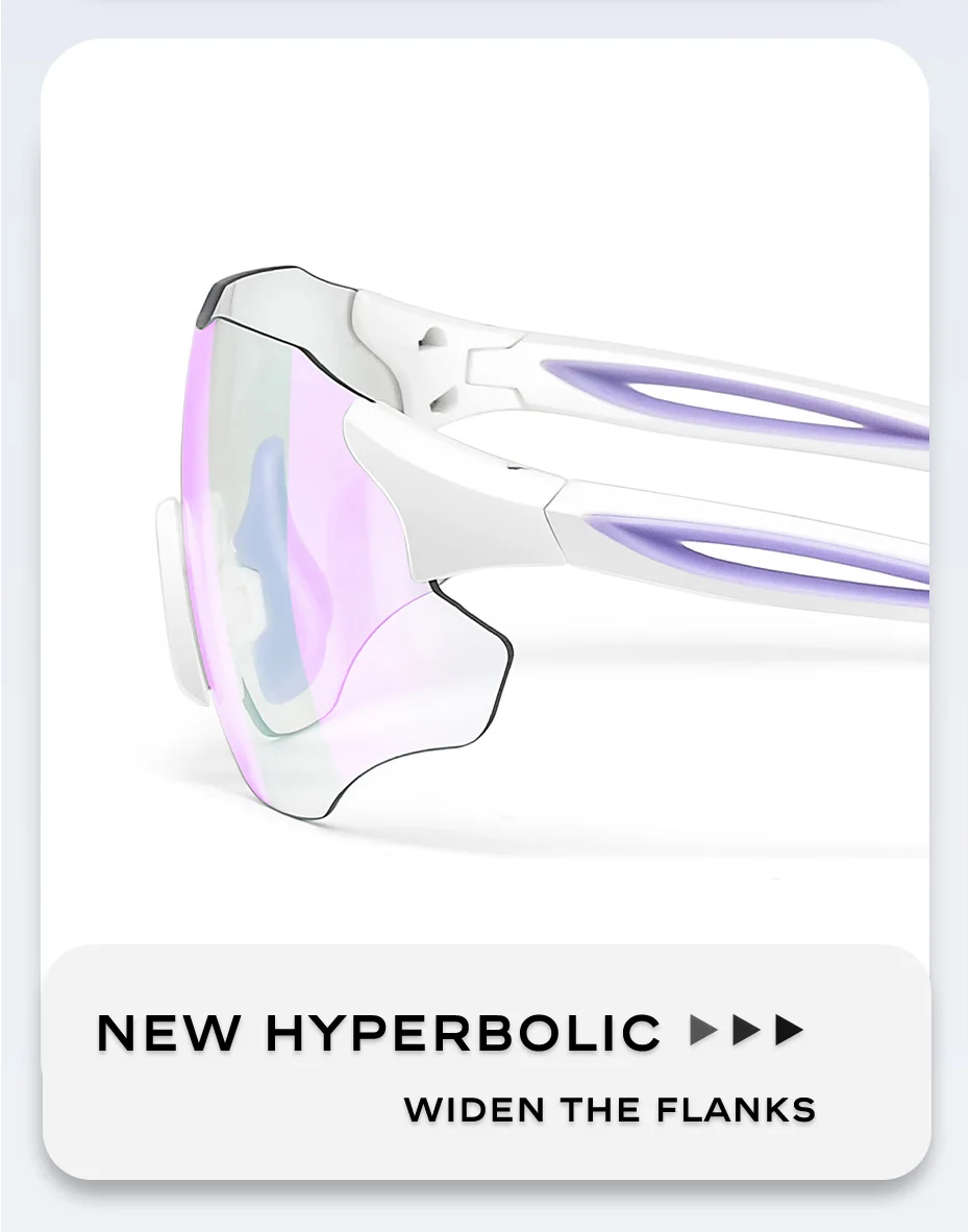 Caponi Verfärbungs-Sportsonnenbrille für Männer und Frauen, Fahrrad-, Fahr- und Angelbrille, 100% UV-Schutz, TR90-Rahmen – Detail 10