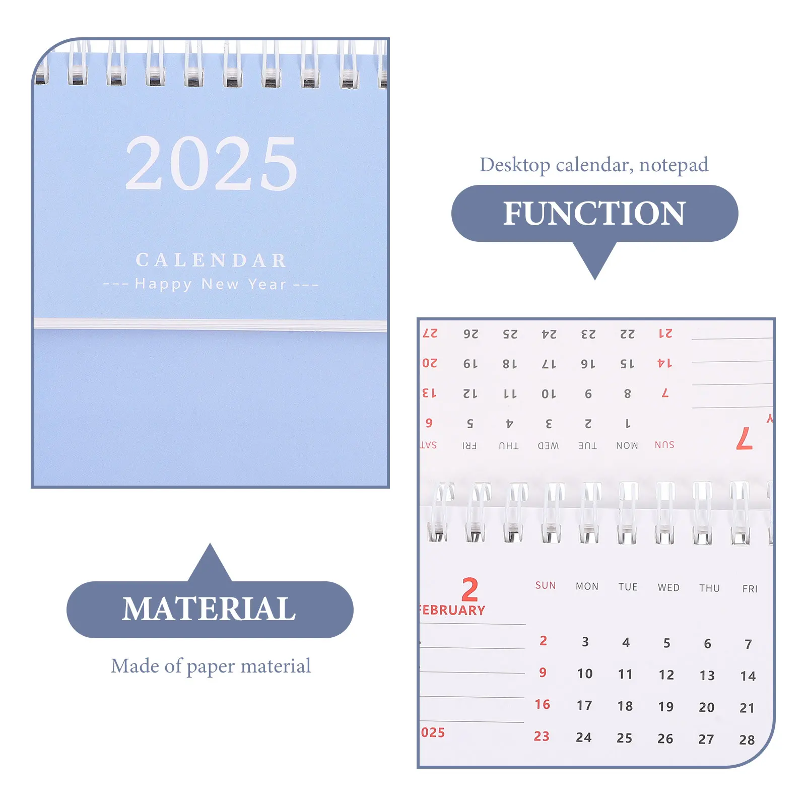 

2025 Mini Flip Flip Calendar Decorative Office Home Supplies Standing Monthly Calendar For Daily Office Supplies Use